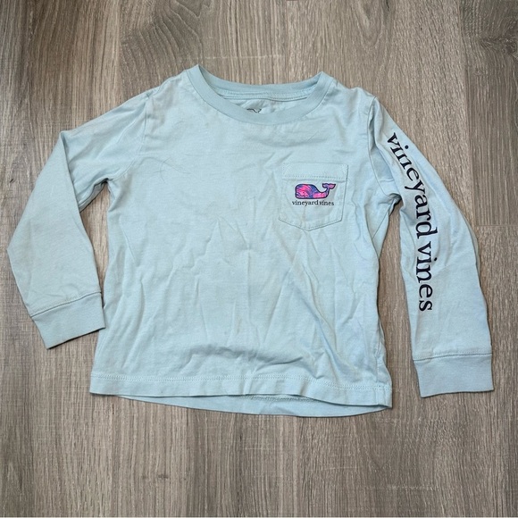 Vineyard Vines Blue Long Sleeve Tee - Picture 1 of 4